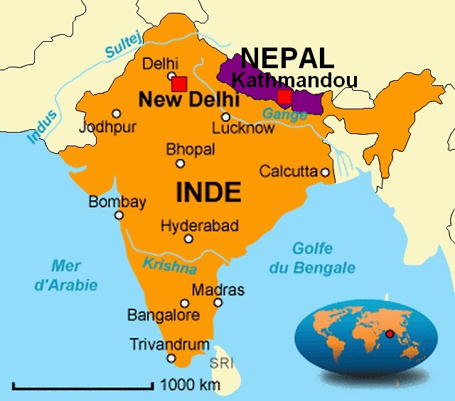 Lista 96+ Imagen Mapa De Nepal En El Mundo Mirada Tensa
